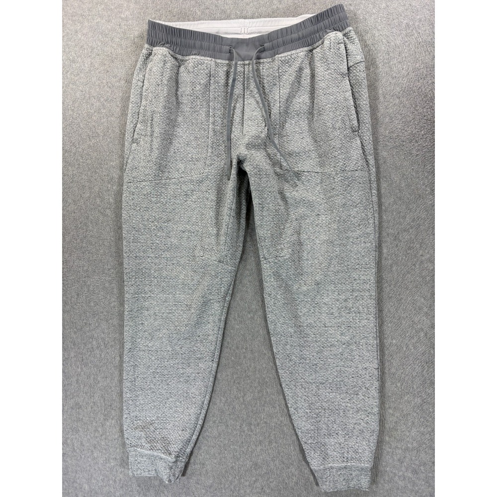 Lululemon Performance Midweight Jogger Sweatpants (Men's XL) Silver
